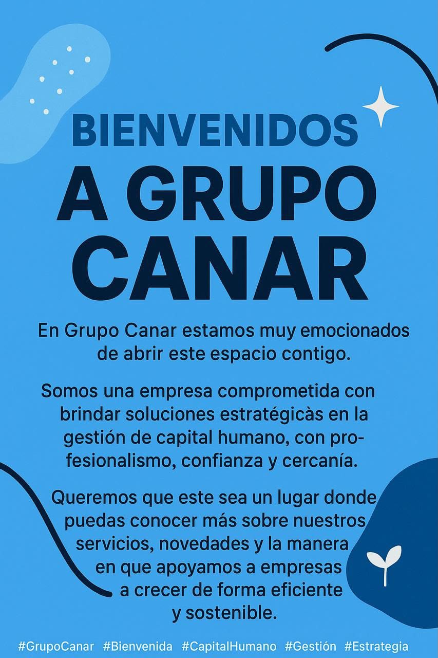Bienvenidos a Grupo CANAR